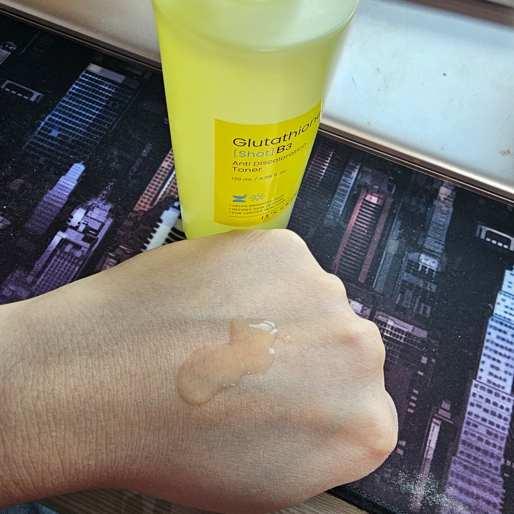 グルタチオンショットB3クリアトーントナー/It's skin/化粧水を使ったクチコミ（2枚目）