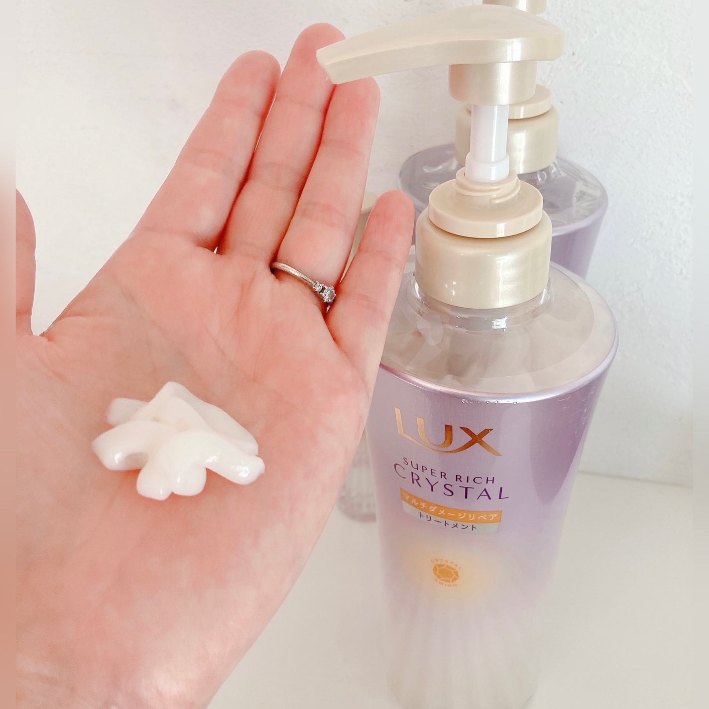 スーパーリッチクリスタル マルチダメージリペア シャンプー/トリートメント/LUX/市販シャンプーを使ったクチコミ(3枚目)