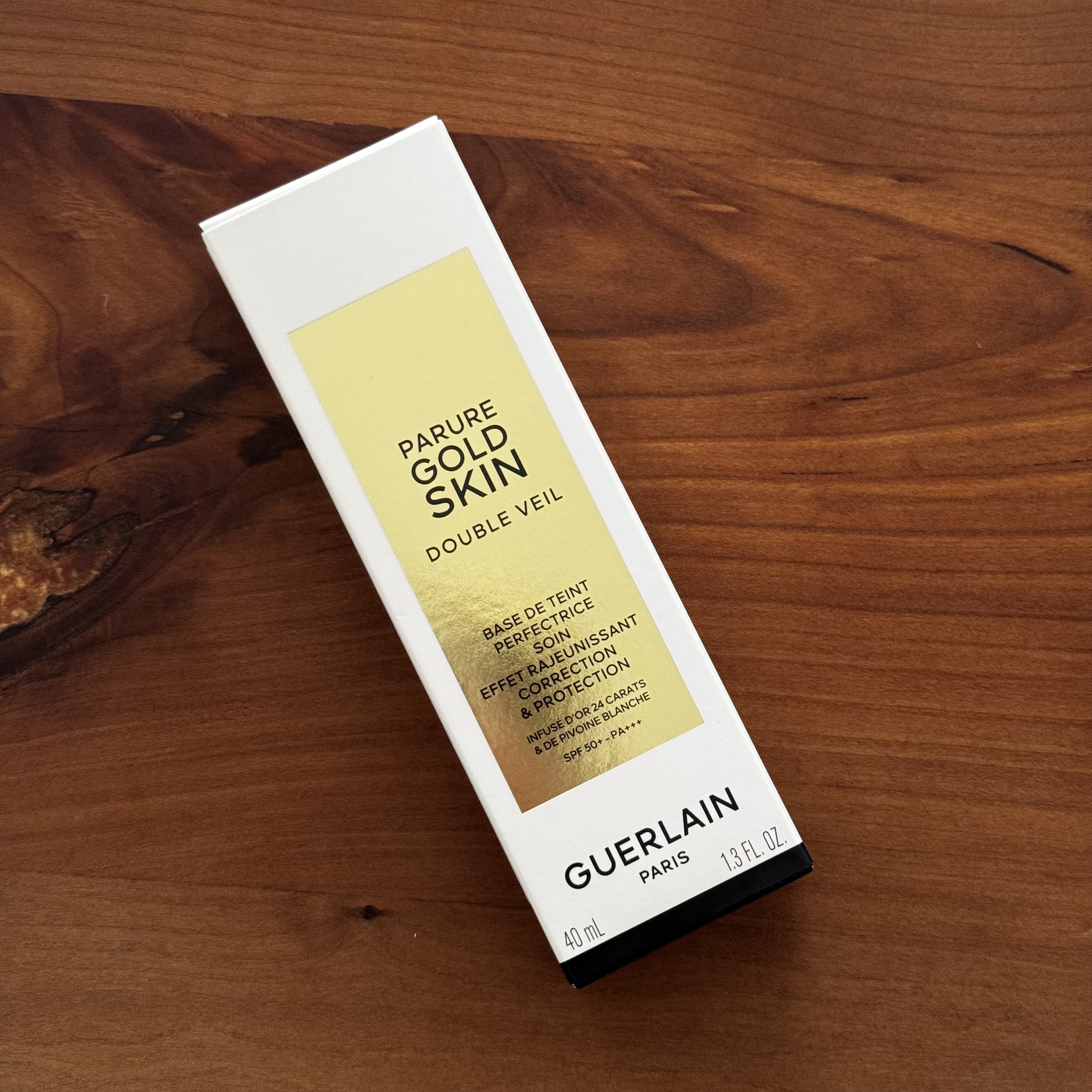 パリュール ゴールド スキン ダブル ヴェール プライマー/GUERLAIN/化粧下地を使ったクチコミ（2枚目）