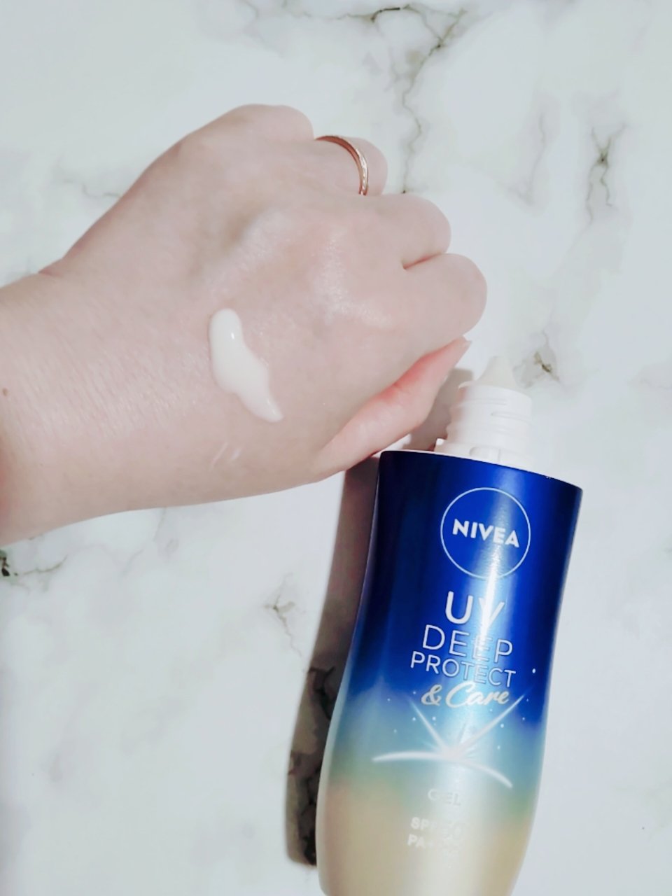 ニベアUV ディーププロテクト＆ケア ミルクミスト/ニベア/日焼け止めミスト・スプレーを使ったクチコミ（3枚目）