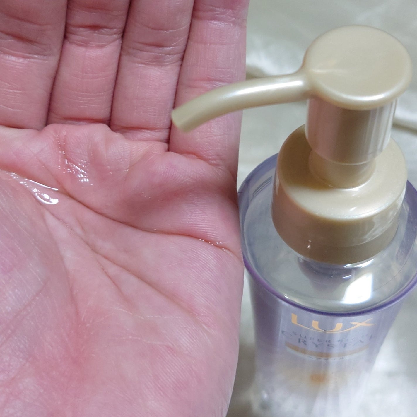 スーパーリッチクリスタル マルチダメージリペア シャンプー/トリートメント/LUX/市販シャンプーを使ったクチコミ(4枚目)