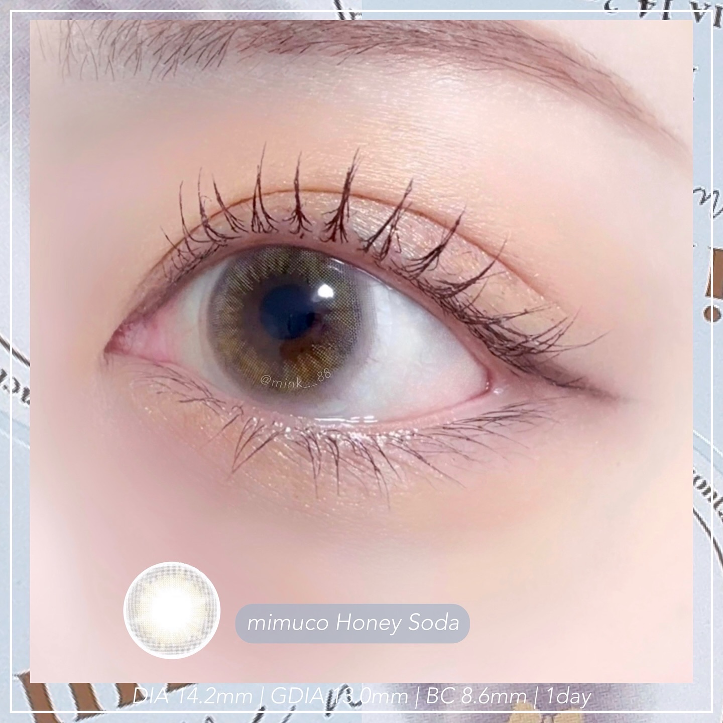 mimuco 1day/mimuco/ワンデー（１DAY）カラコンを使ったクチコミ（3枚目）