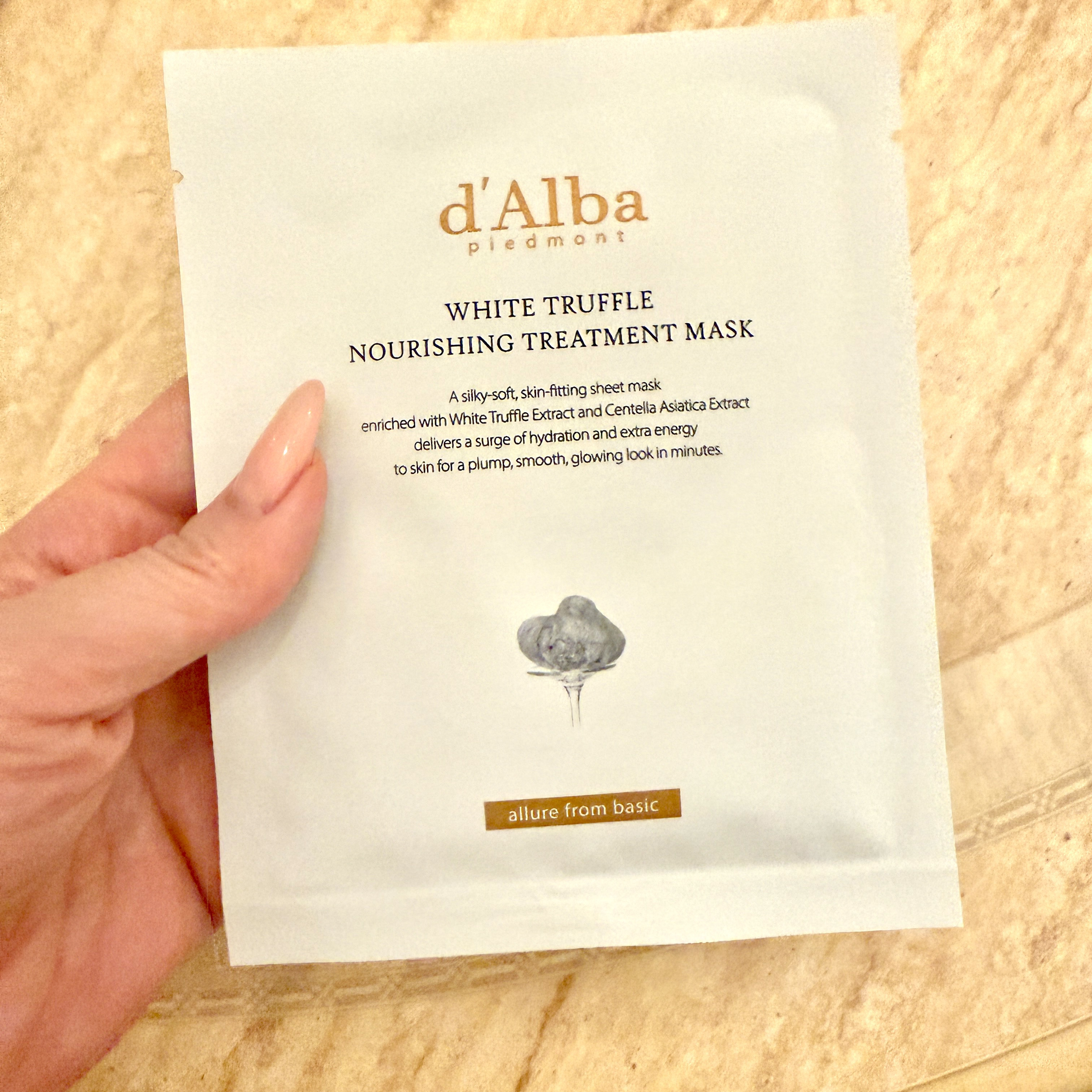 ホワイトトリュフナリシングトリートメントマスク/ダルバ/シートマスク・パックを使ったクチコミ（2枚目）