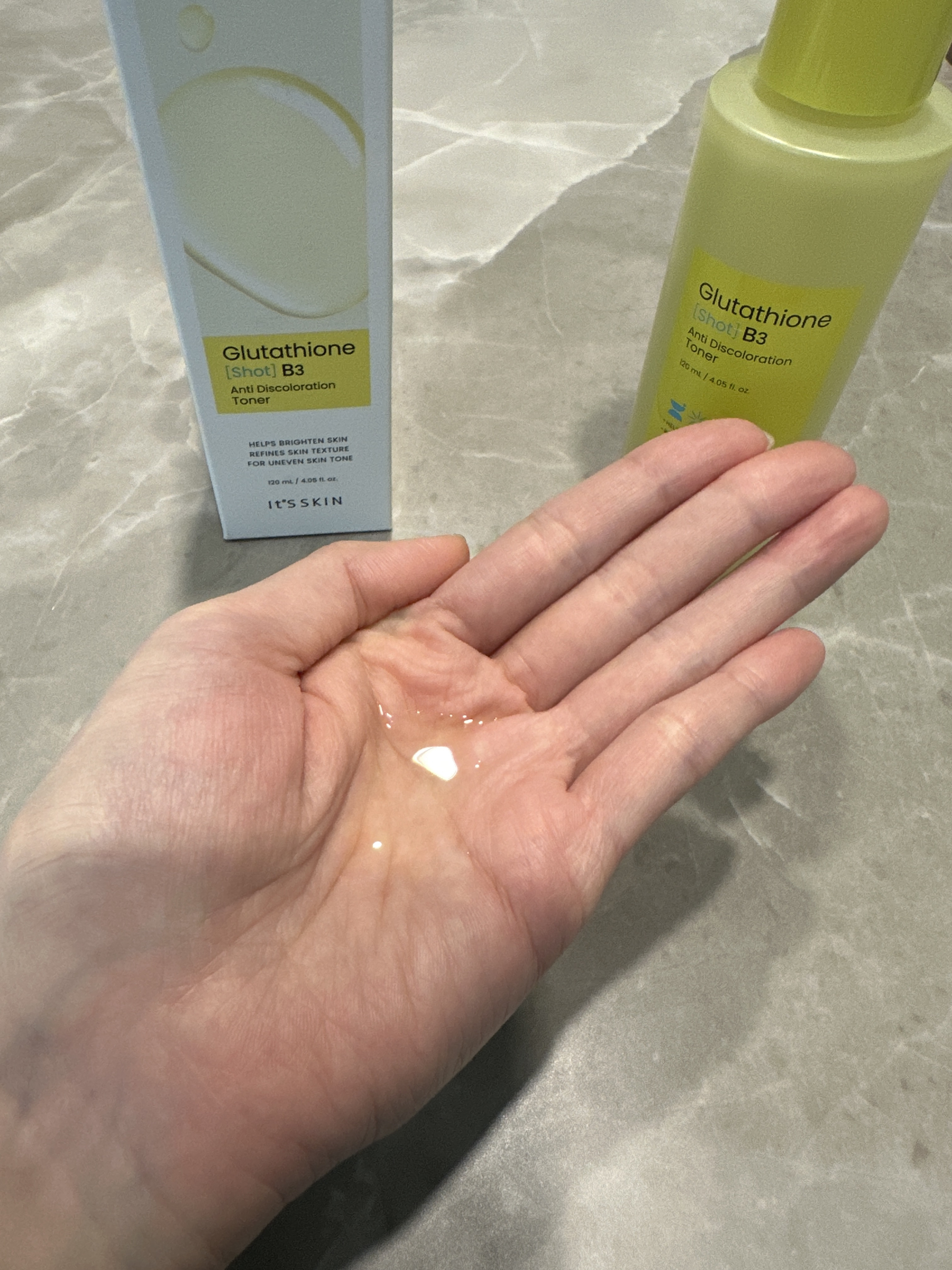 グルタチオンショットB3クリアトーントナー/It's skin/化粧水を使ったクチコミ（2枚目）