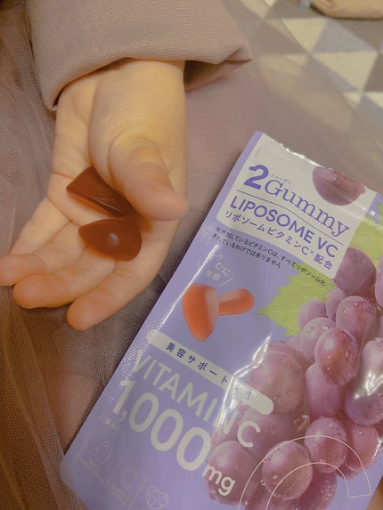 2Gummy LIPOSOME VC/2foods/美容サプリメントを使ったクチコミ(2枚目)