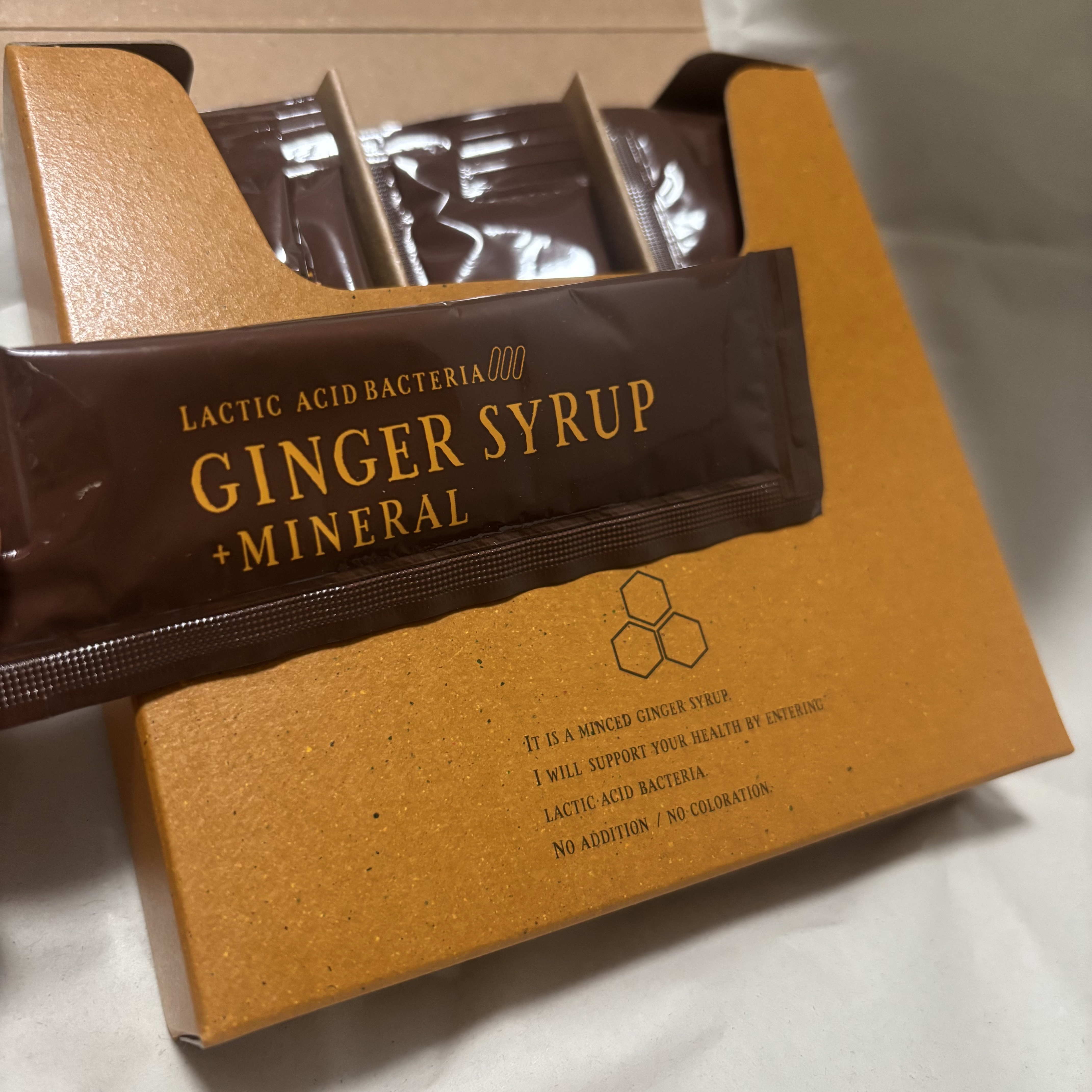 生姜シロップ 乳酸ジンジャー 10ｍL×15包/乳酸ジンジャー/乳酸菌飲料を使ったクチコミ（2枚目）