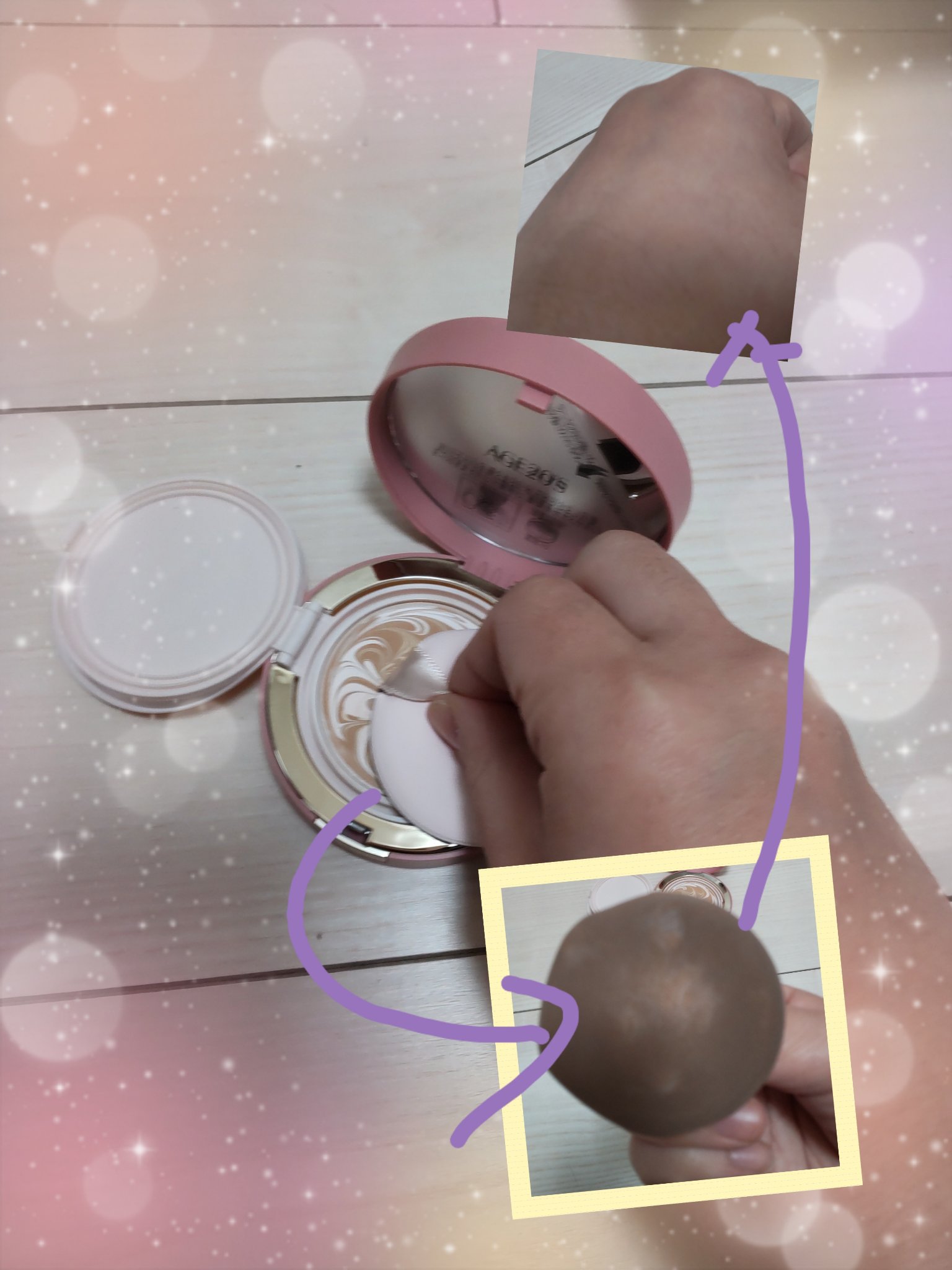 ヴェールヌーディ エッセンスパクトグロウ/AGE20’s/クリーム・エマルジョンファンデーションを使ったクチコミ（3枚目）