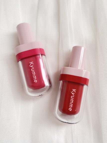 KM ジューシーティントリップカラー/Kyumme/リップティントを使ったクチコミ(5枚目)