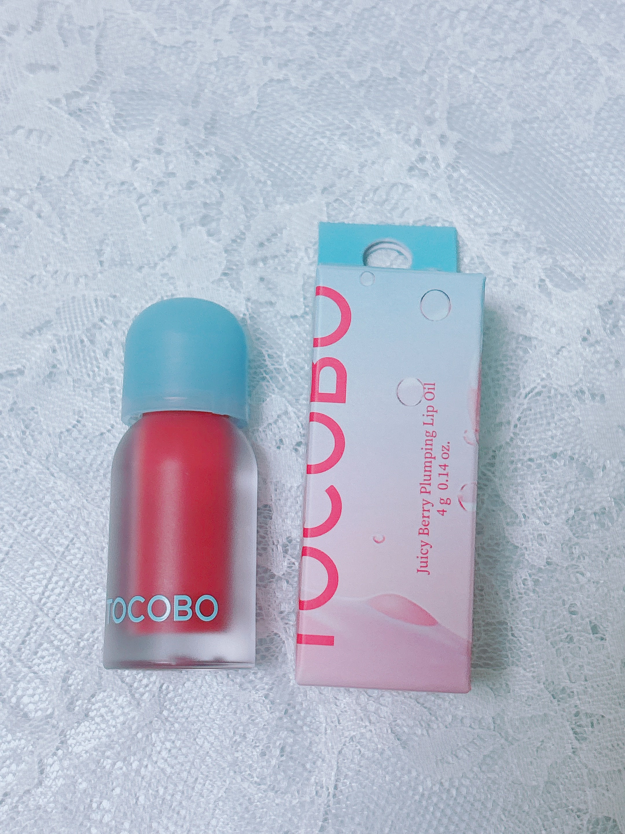 ジューシーベリープランピングリップオイル/TOCOBO/リップグロスを使ったクチコミ（3枚目）