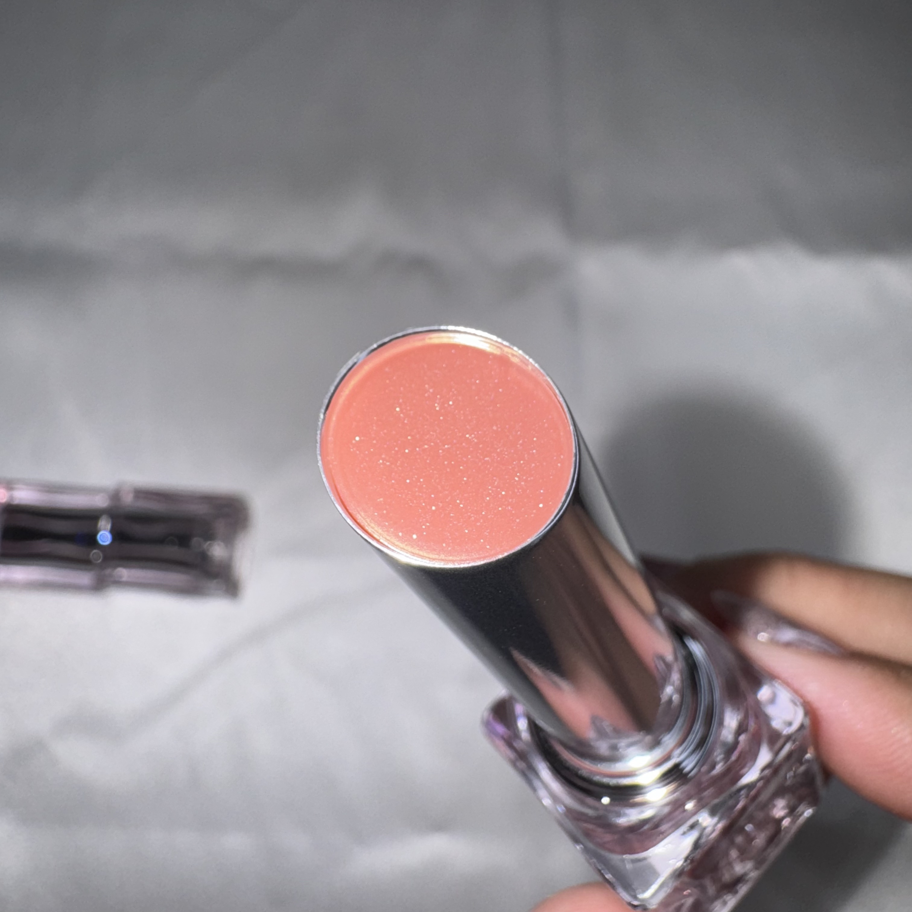 ウォーターリズムグロウメルティングバーム 01 モーブローズ/TIRTIR(ティルティル)/口紅を使ったクチコミ（2枚目）