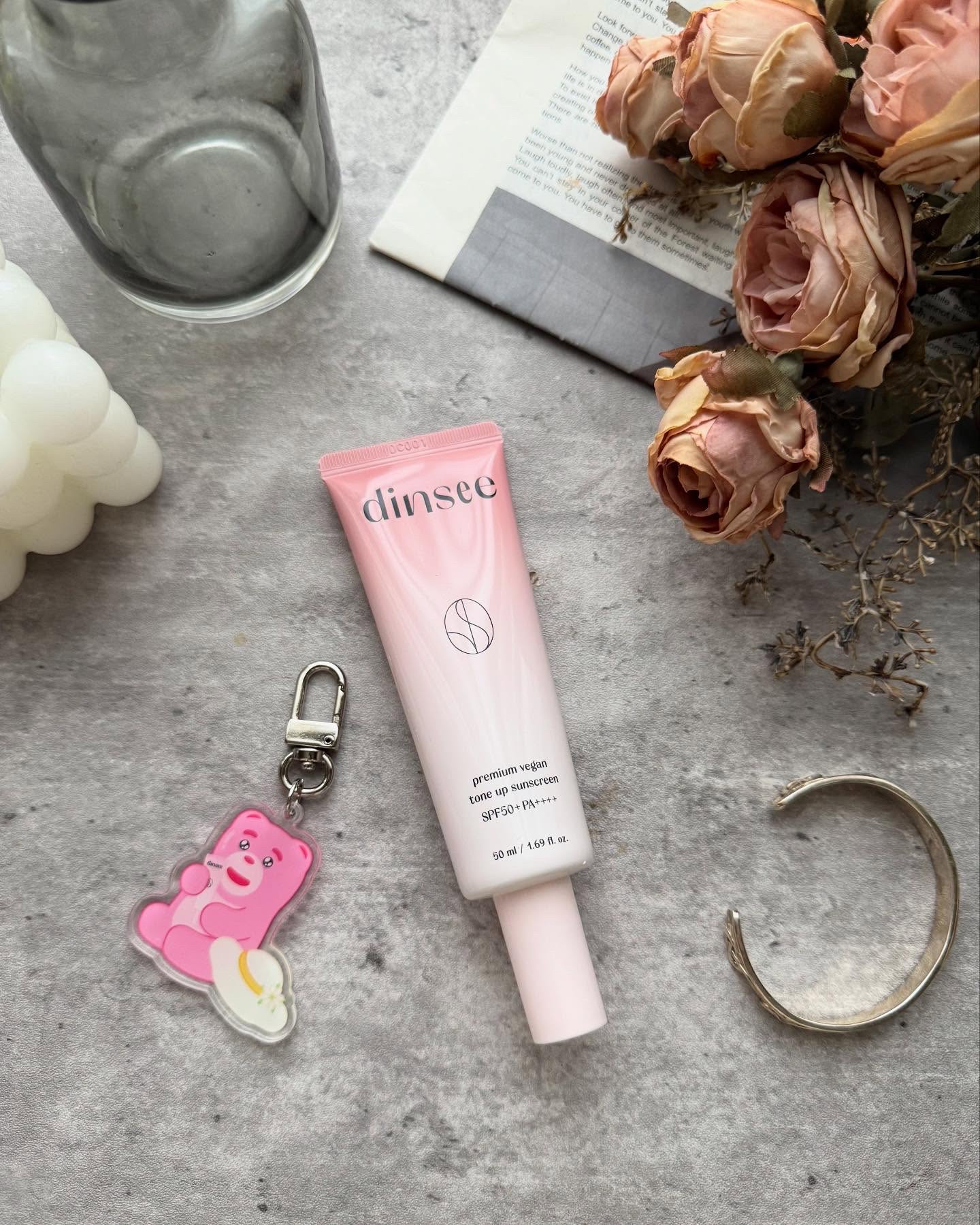 プレミ アムビーガン トーンアップ日焼け止め SPF50+PA++++/dinsee/日焼け止めミルクを使ったクチコミ（2枚目）