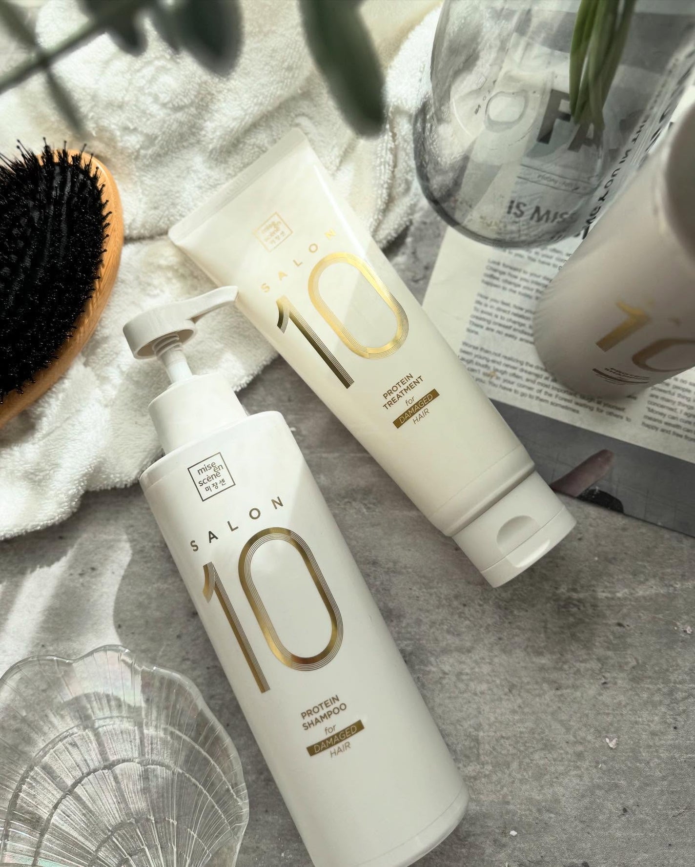 ミジャンセン サロン10 シャンプー/トリートメント ダメージヘア用/miseenscene/シャンプー・コンディショナーを使ったクチコミ(4枚目)