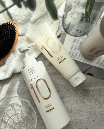 ミジャンセン サロン10 シャンプー/トリートメント ダメージヘア用/miseenscene/シャンプー・コンディショナーを使ったクチコミ(4枚目)