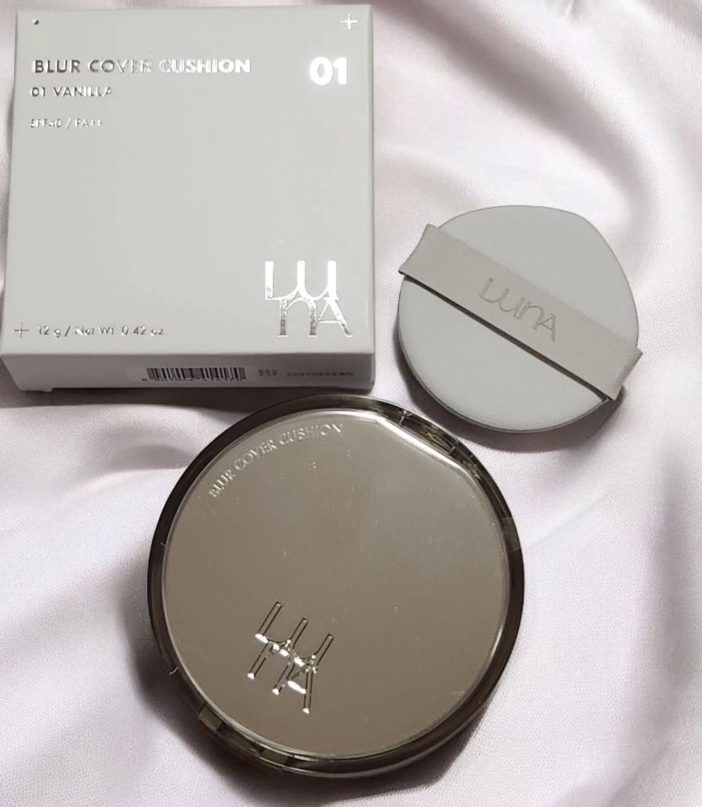 ブラーカバークッション/LUNA/クッションファンデーションを使ったクチコミ（1枚目）