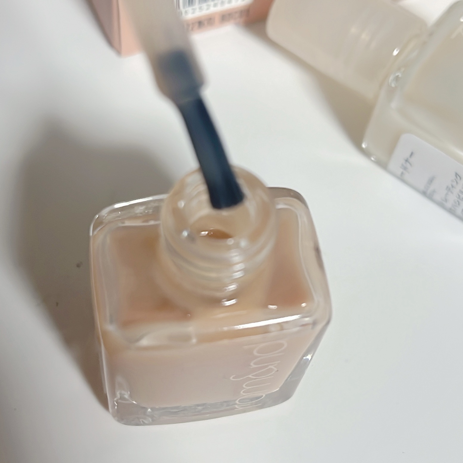 ムードペブル ネイル ハードナー/rom&nd/マニキュアを使ったクチコミ（2枚目）