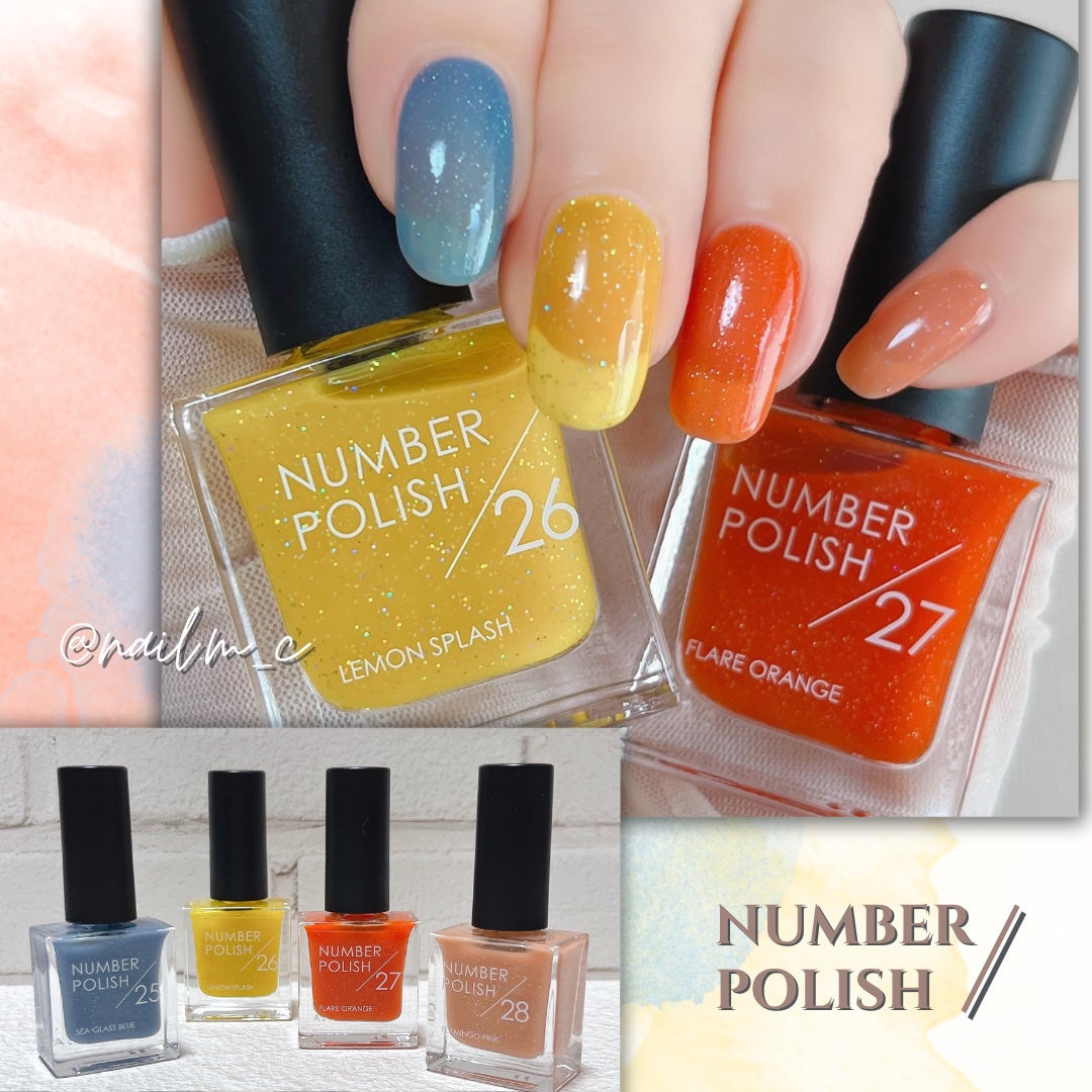まっこ*セルフネイル on LIPS 「ꫛꫀꪝ✧‧˚//NUMBERPOLISH2025春新色◼︎2月..」(1枚目)