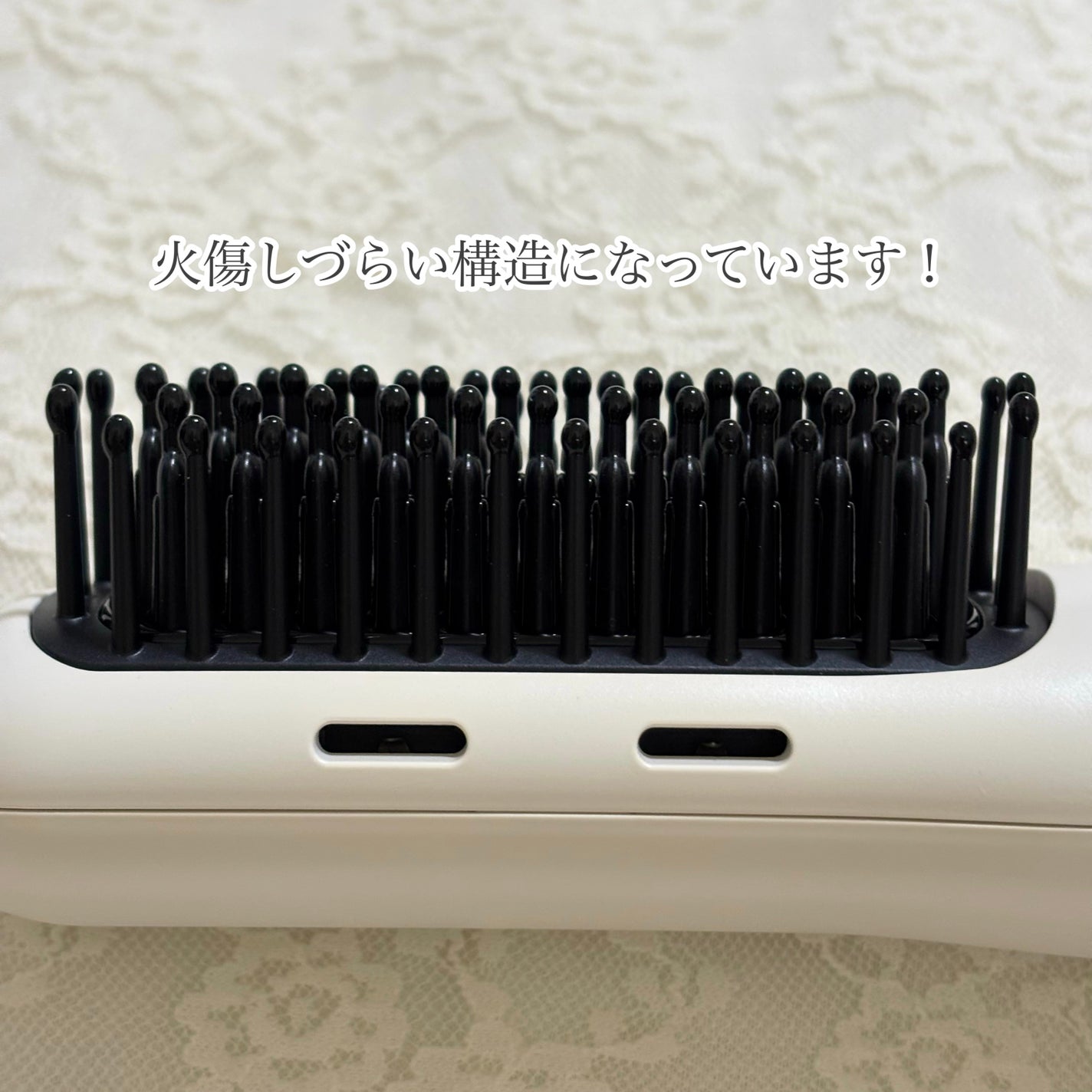 充電式 スタイリング ヒーターブラシ/FESTINO/ヒートブラシを使ったクチコミ(4枚目)