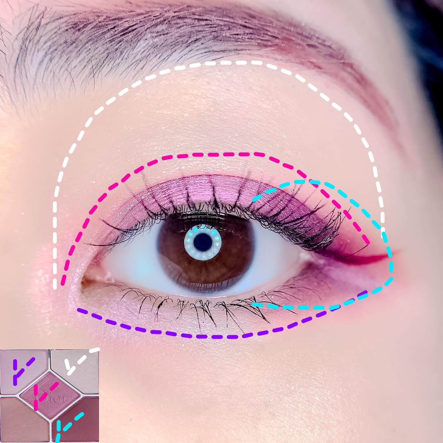 【旧】サンク クルール クチュール/Dior/アイシャドウパレットを使ったクチコミ（2枚目）