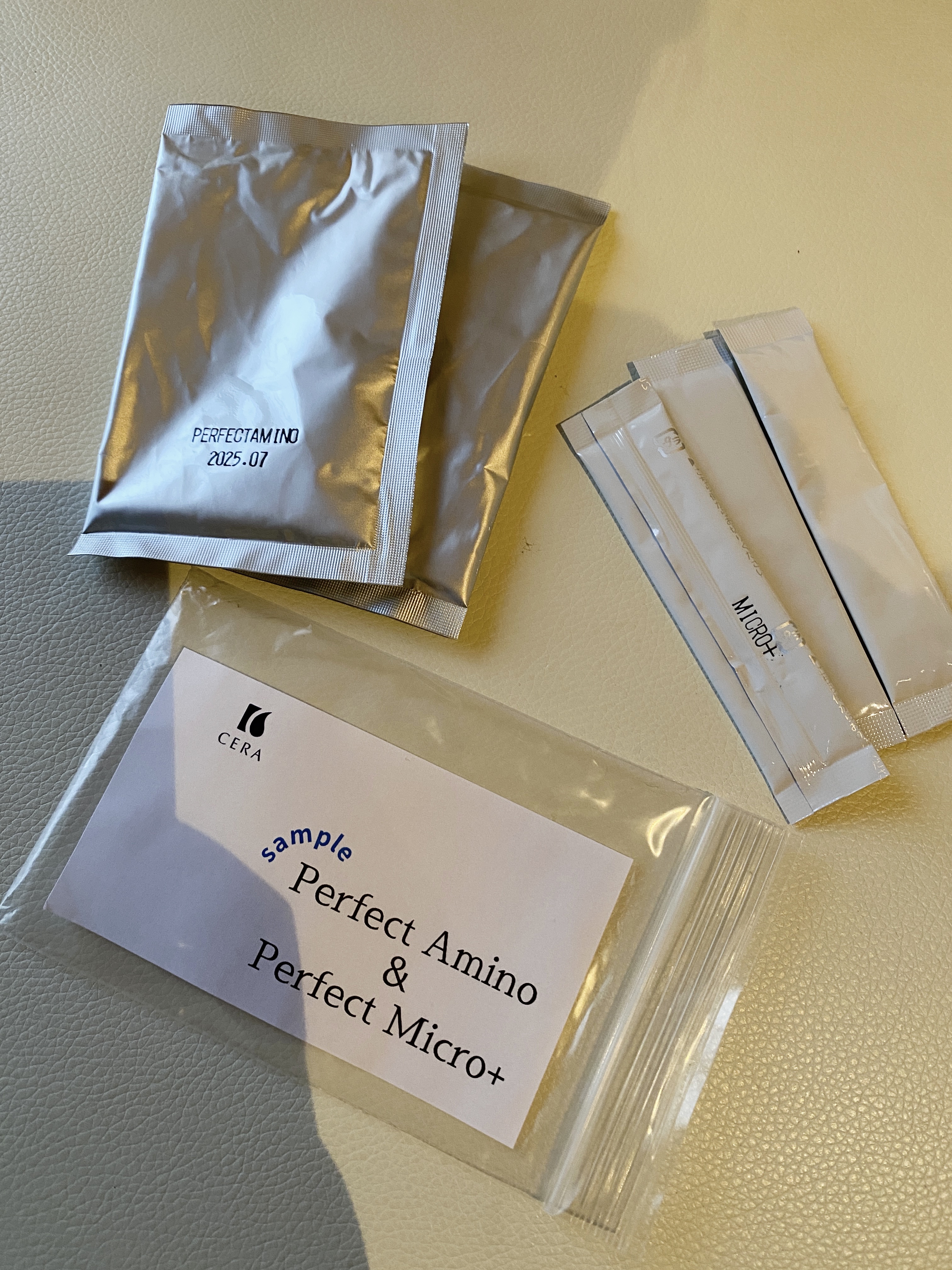 パーフェクトアミノ/CERA/その他プロテインを使ったクチコミ（1枚目）