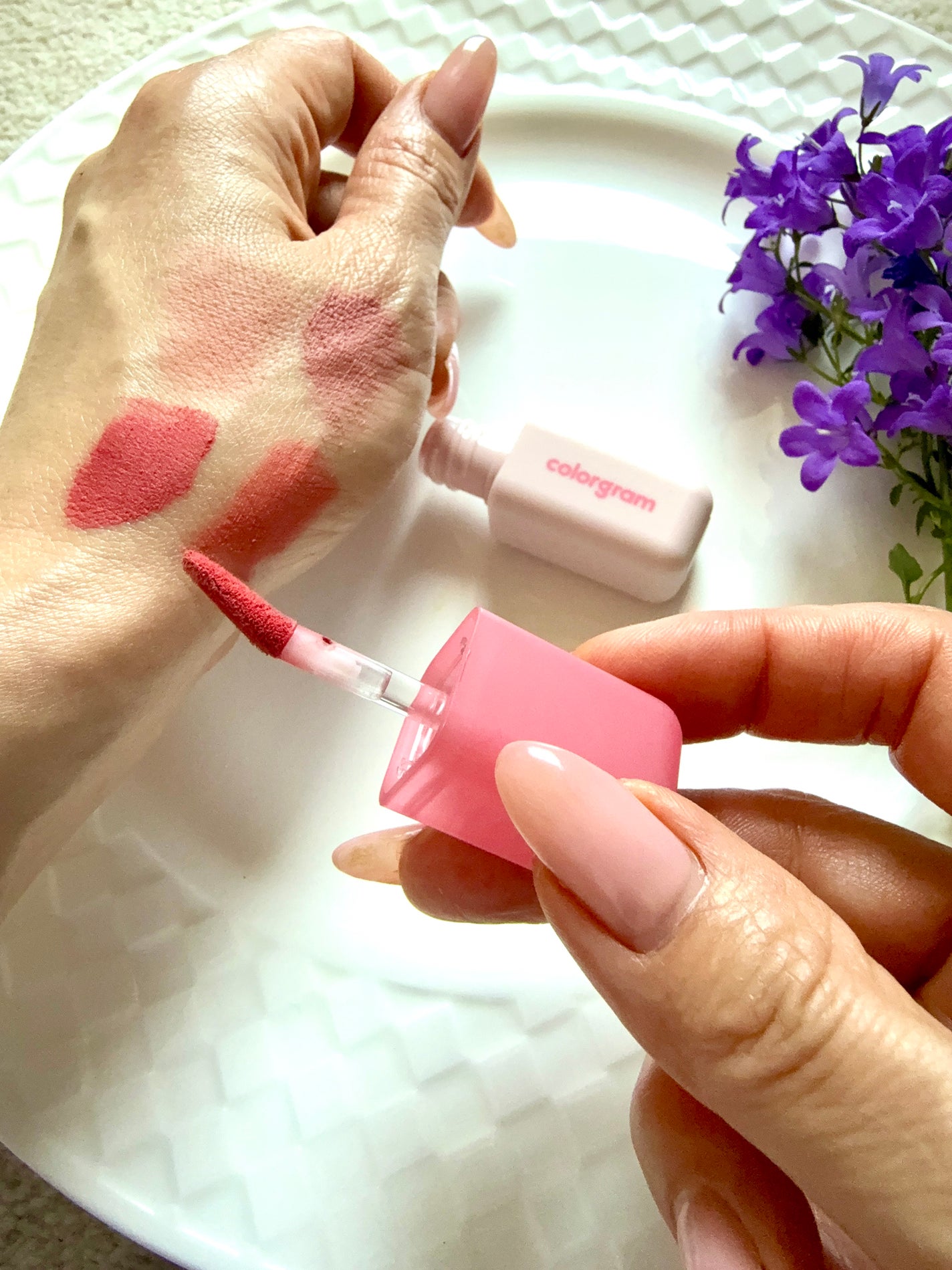 カラーグラム ヌーディーブラーティント/Colorgram/リップティントを使ったクチコミ(7枚目)