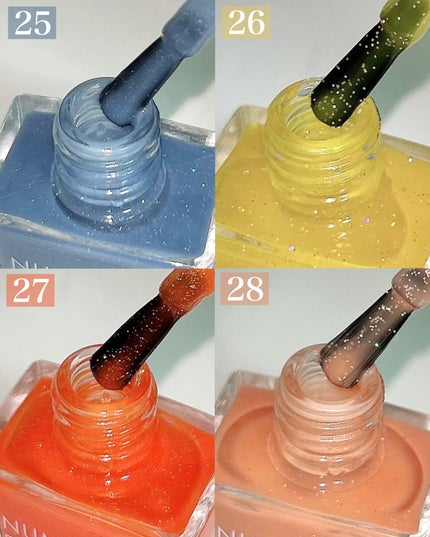 NUMBER POLISH  25 SEA-GLASS BLUE/D-UP/マニキュアを使ったクチコミ(2枚目)