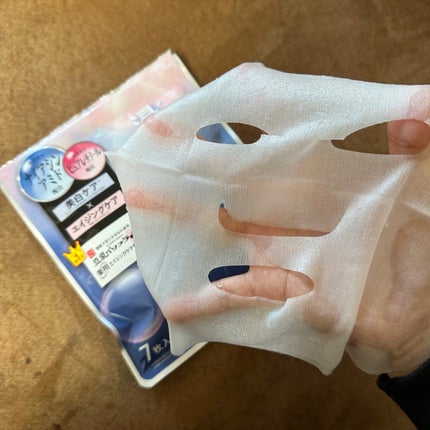 薬用リンクルエッセンスマスク ホワイト/なめらか本舗/シートマスク・パックを使ったクチコミ(4枚目)