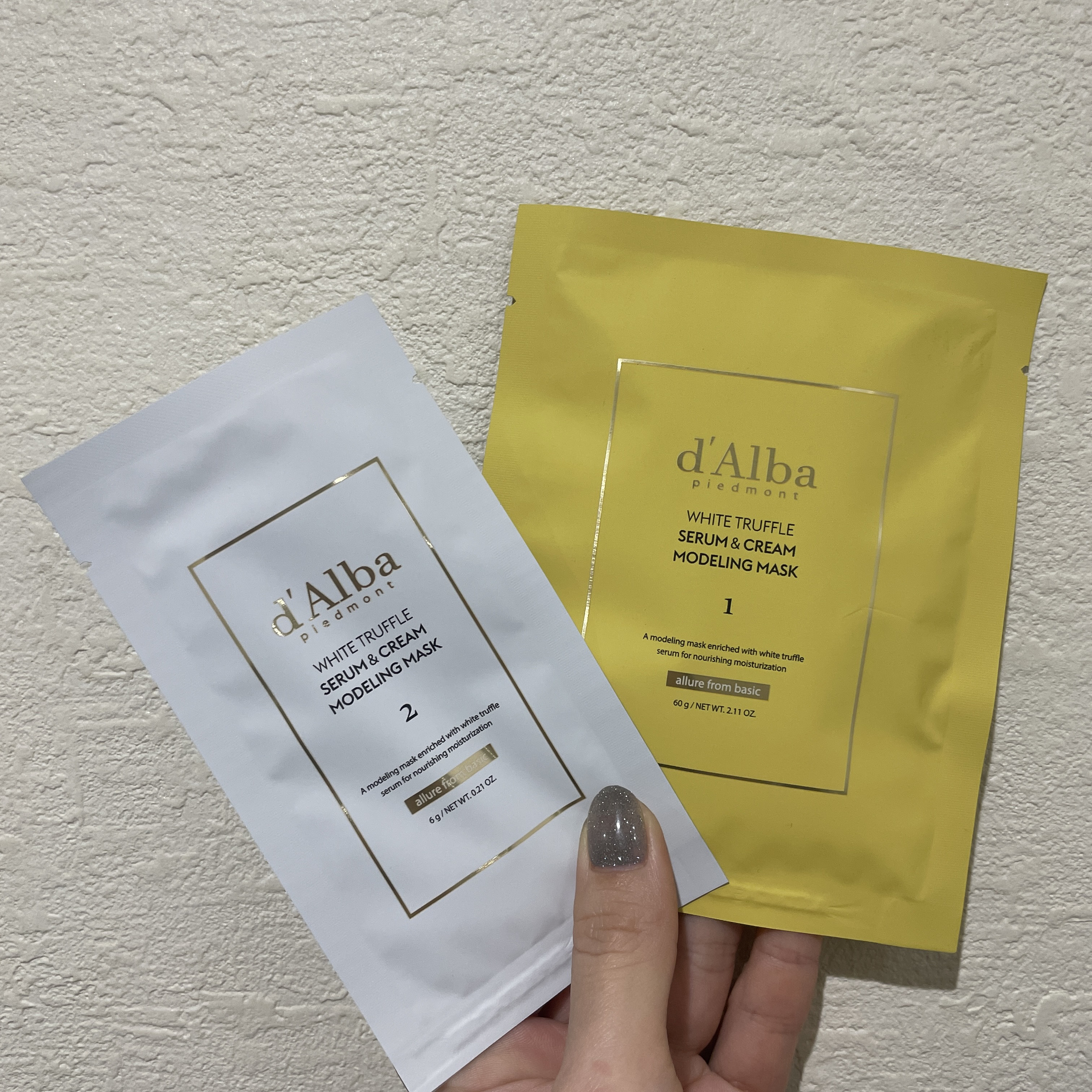 ホワイトトリュフセラムアンドクリームモデリングマスク/ダルバ/洗い流すパック・マスクを使ったクチコミ（2枚目）