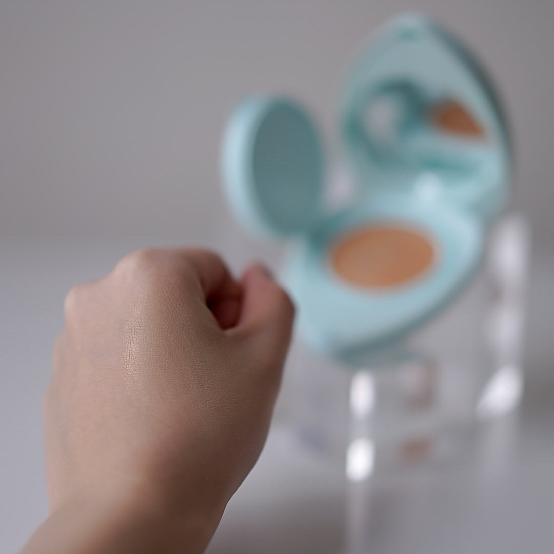 トワタッチ ハートクッション アクアベア/troistouch/クッションファンデーションを使ったクチコミ（3枚目）