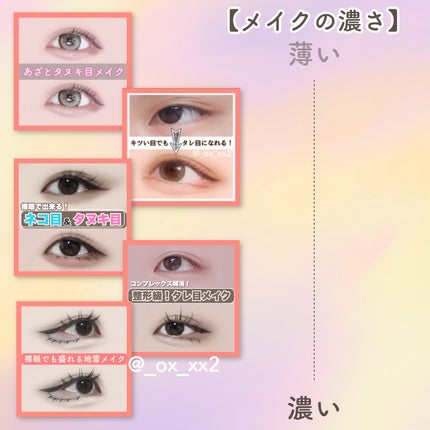 シュバまる on LIPS 「ツリ目でもタレ目になれる!!!【投稿のURL】あざとタヌキ目メ..」(2枚目)