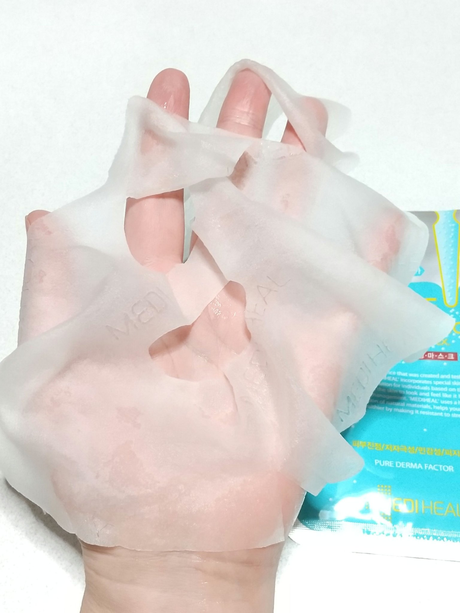 P.D.F A.Cドレッシングアンプルマスク EX/MEDIHEAL/シートマスク・パックを使ったクチコミ（2枚目）