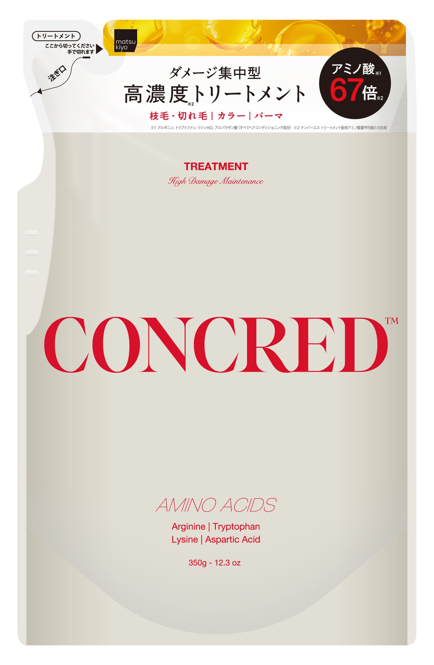 ハイダメージ メンテナンス シャンプー/トリートメント トリートメント 詰替