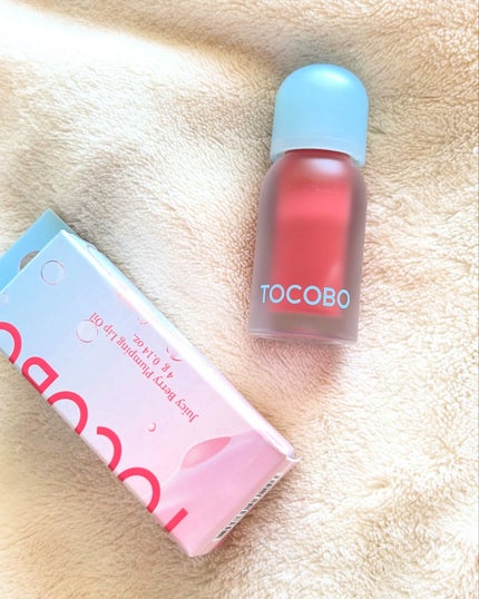 ジューシーベリープランピングリップオイル/TOCOBO/リップグロスを使ったクチコミ(2枚目)