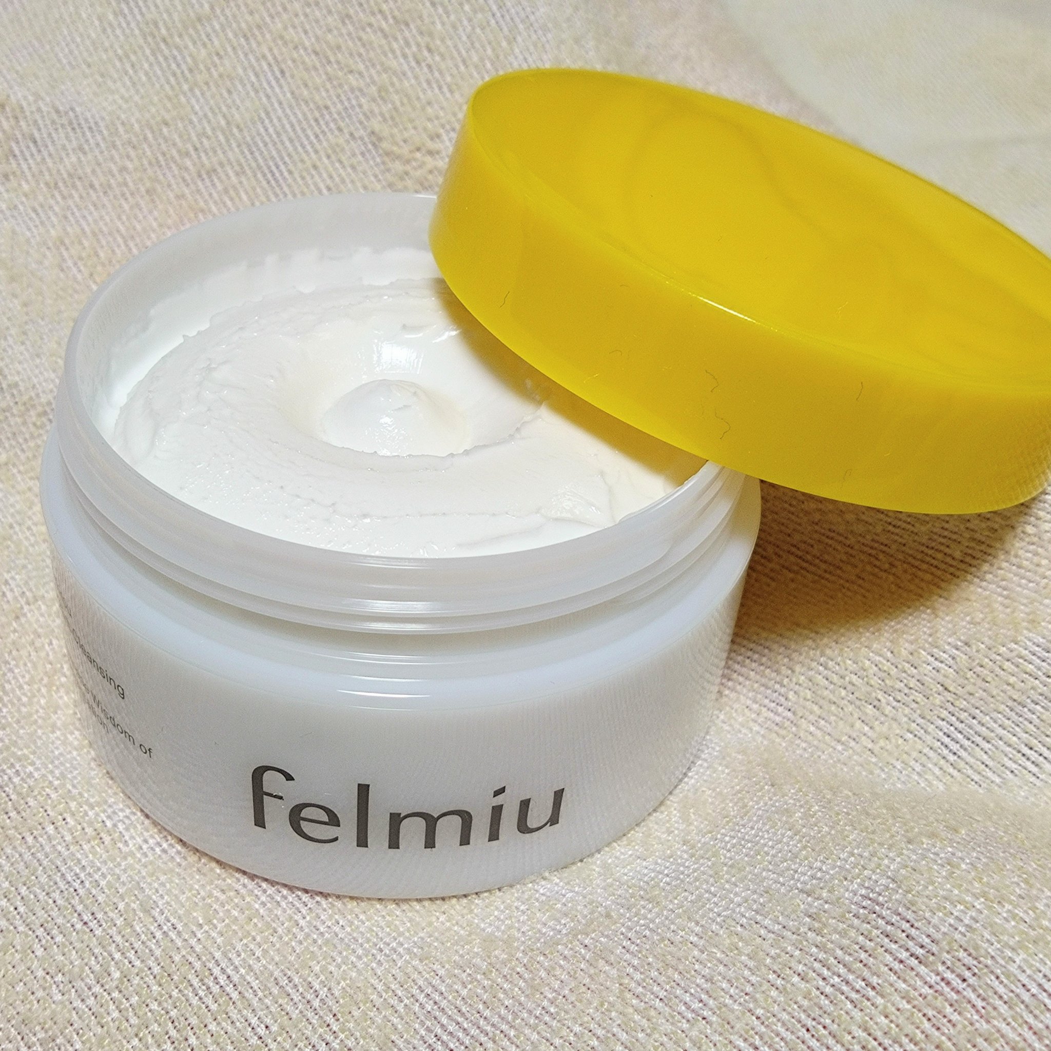 ハッコウクリームクレンジング キンモクセイの香り/felmiu/クレンジングクリームを使ったクチコミ（3枚目）