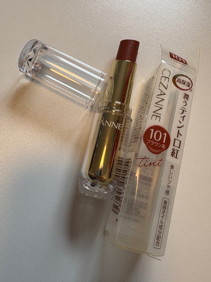 ラスティンググロスリップ/CEZANNE/口紅を使ったクチコミ(1枚目)