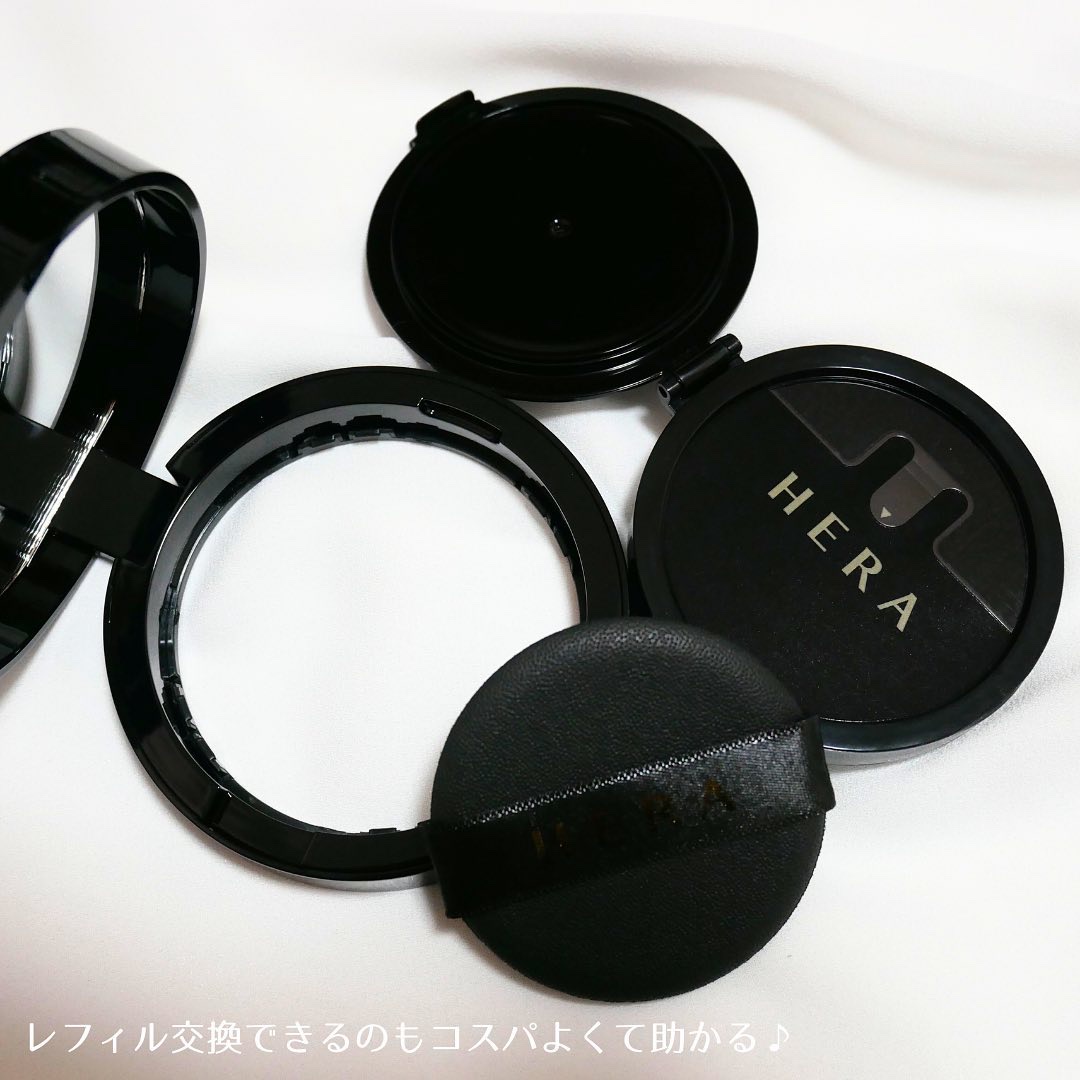 ブラック クッション/HERA/クッションファンデーションを使ったクチコミ（3枚目）