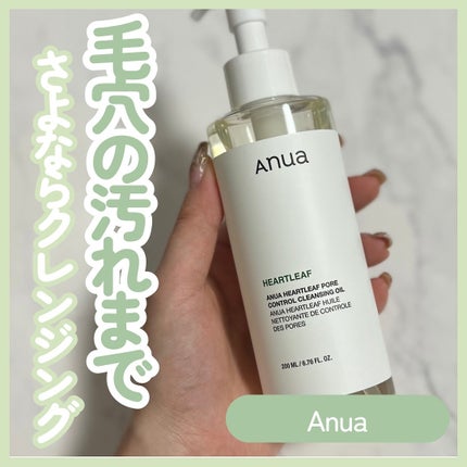 ドクダミ ポアコントロールクレンジングオイル/Anua/オイルクレンジングを使ったクチコミ(1枚目)