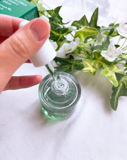 グリーンシトラスビタミンCセラム/Luvum/美容液を使ったクチコミ(4枚目)