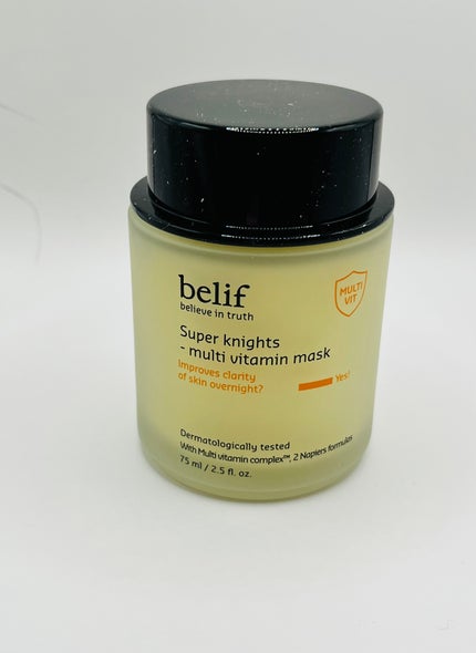 スーパーナイツ ビタミンマスク/belif/フェイスクリームを使ったクチコミ(2枚目)