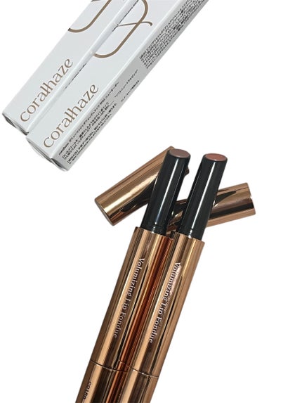 ボリューマイジングフォンデュリップ/Coralhaze/口紅を使ったクチコミ(2枚目)