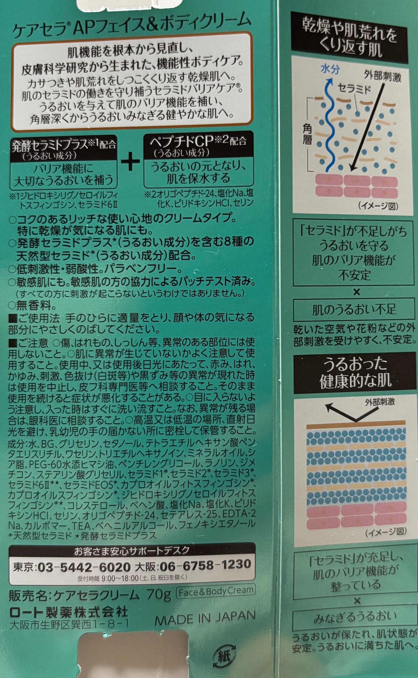 APフェイス&ボディクリーム/ケアセラ/フェイスクリームを使ったクチコミ(3枚目)