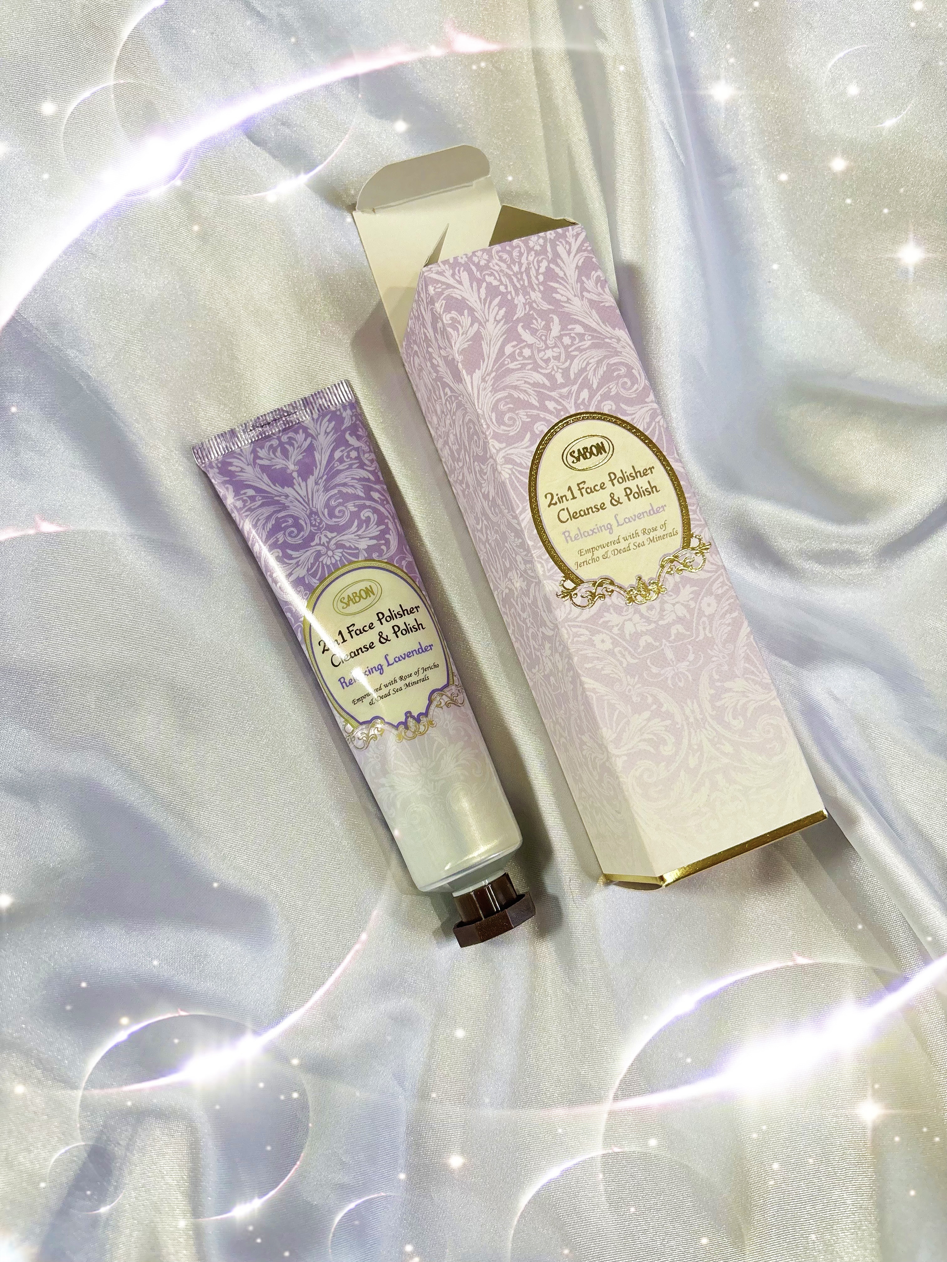フェイスポリッシャー リラクシング(ラベンダー)/SABON/スクラブ・ゴマージュを使ったクチコミ（3枚目）
