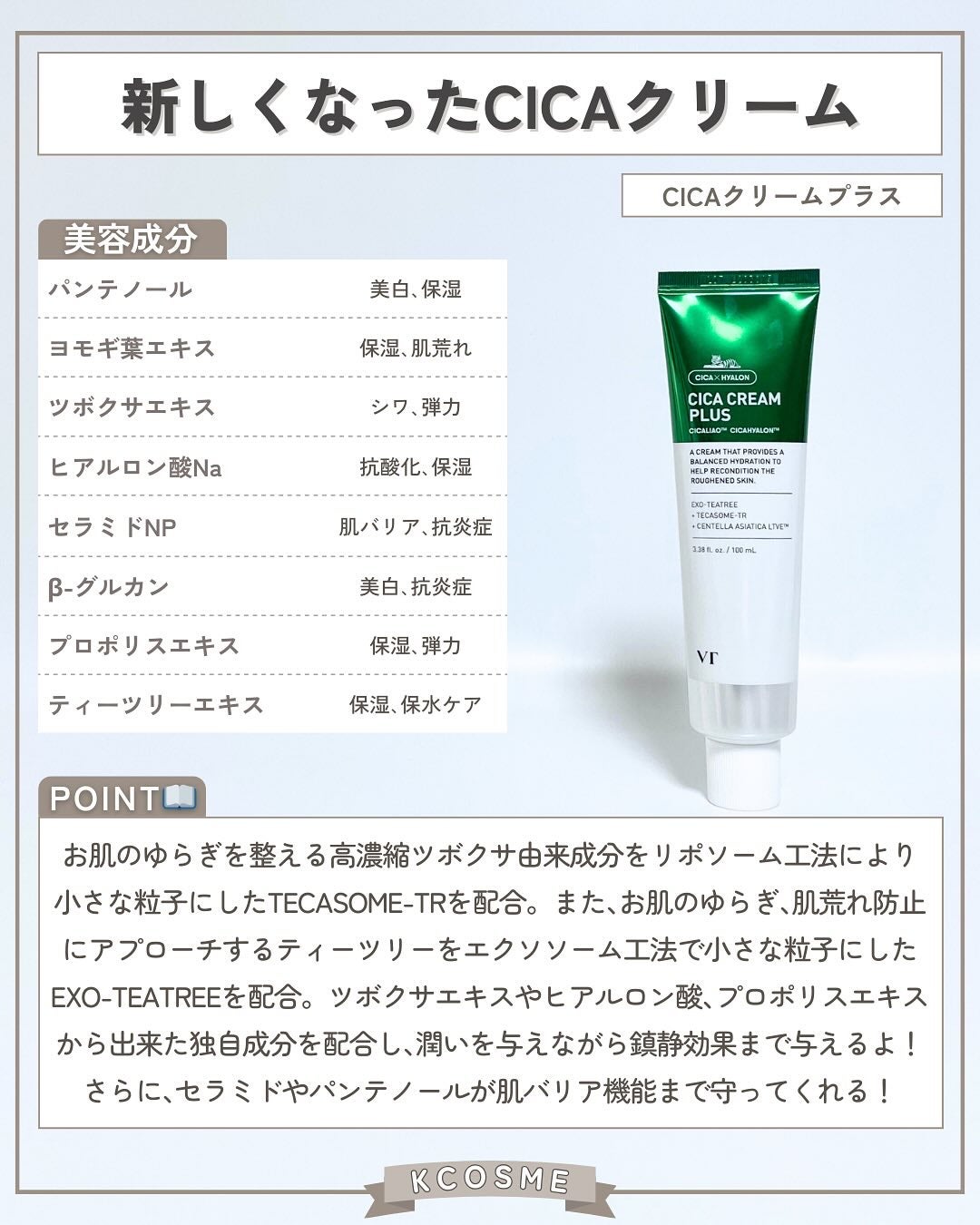 CICAクリームプラス/VT/フェイスクリームを使ったクチコミ(9枚目)