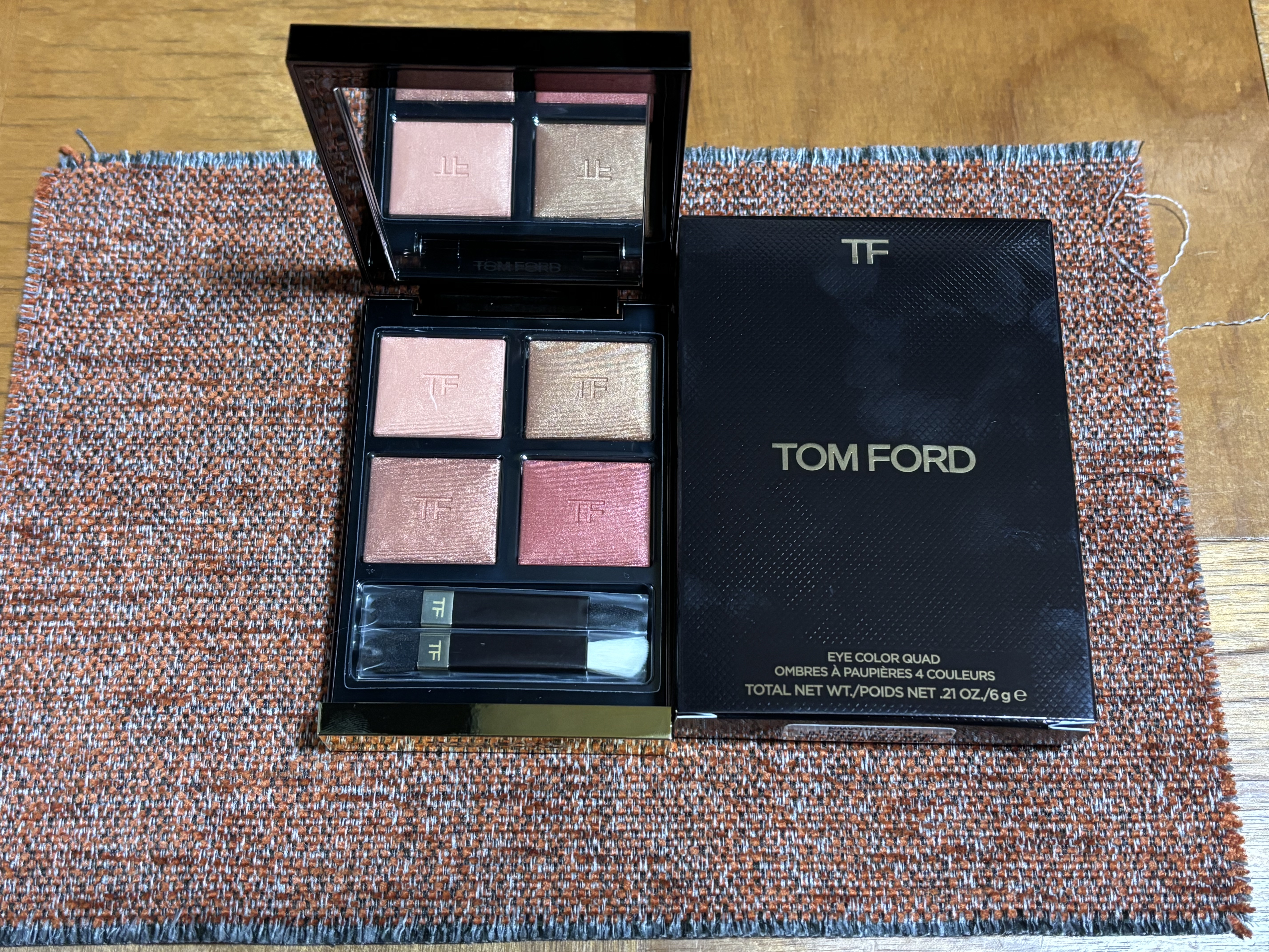 アイ カラー クォード 41A ピーチドーン/TOM FORD BEAUTY/アイシャドウパレットを使ったクチコミ（1枚目）