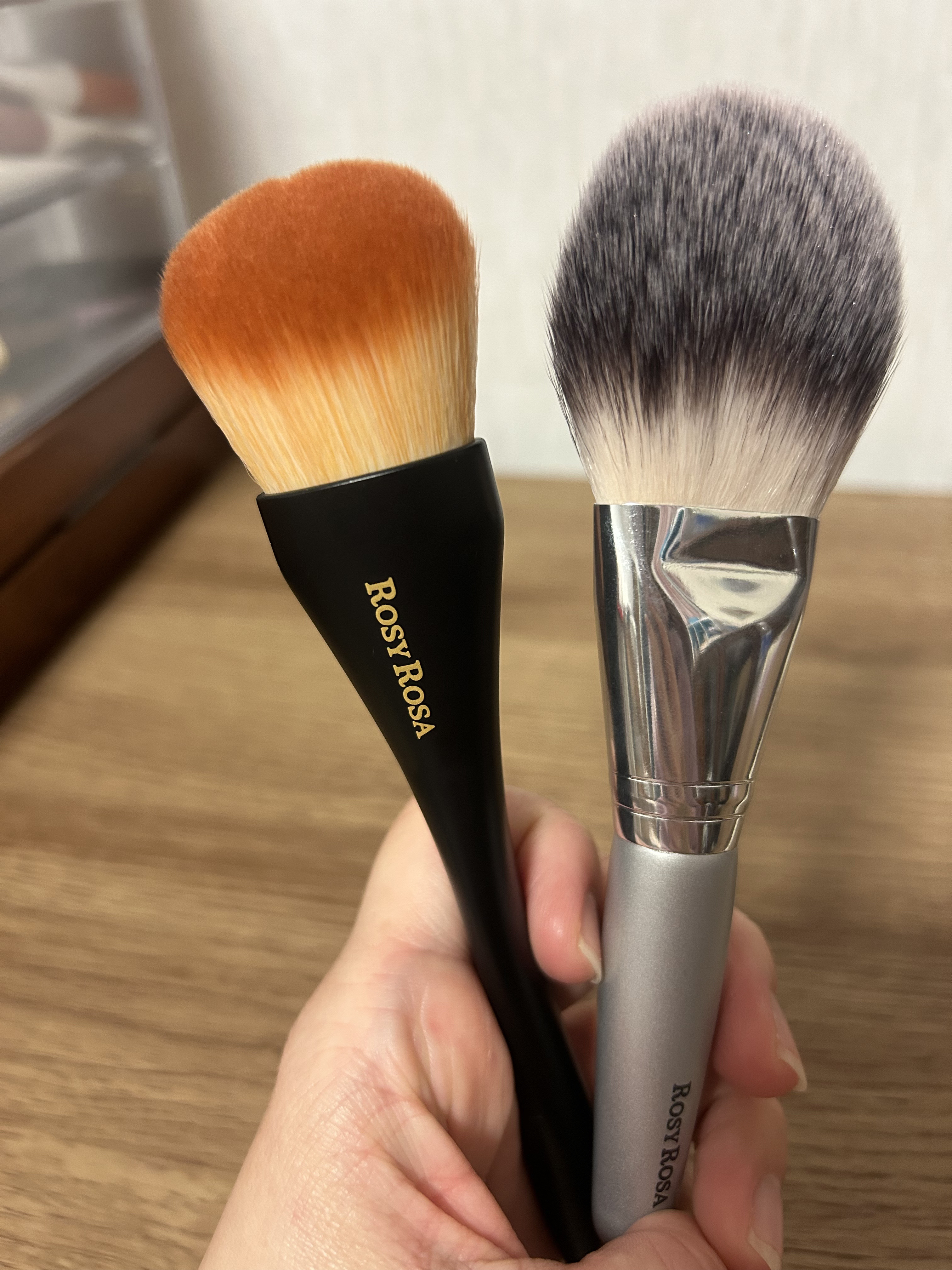 ブラックメイクブラシ8本セット-Dawnシリーズ/SIXPLUS/メイクブラシを使ったクチコミ（2枚目）