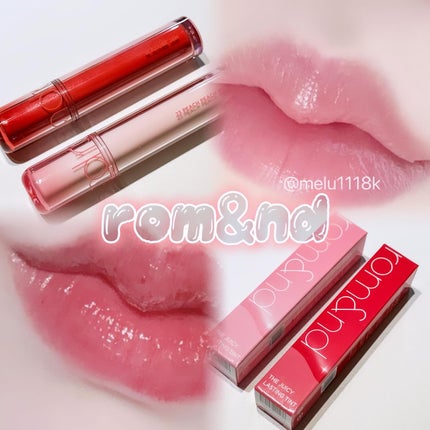 ザ ジューシーラスティングティント/rom&nd/リップティントを使ったクチコミ(1枚目)