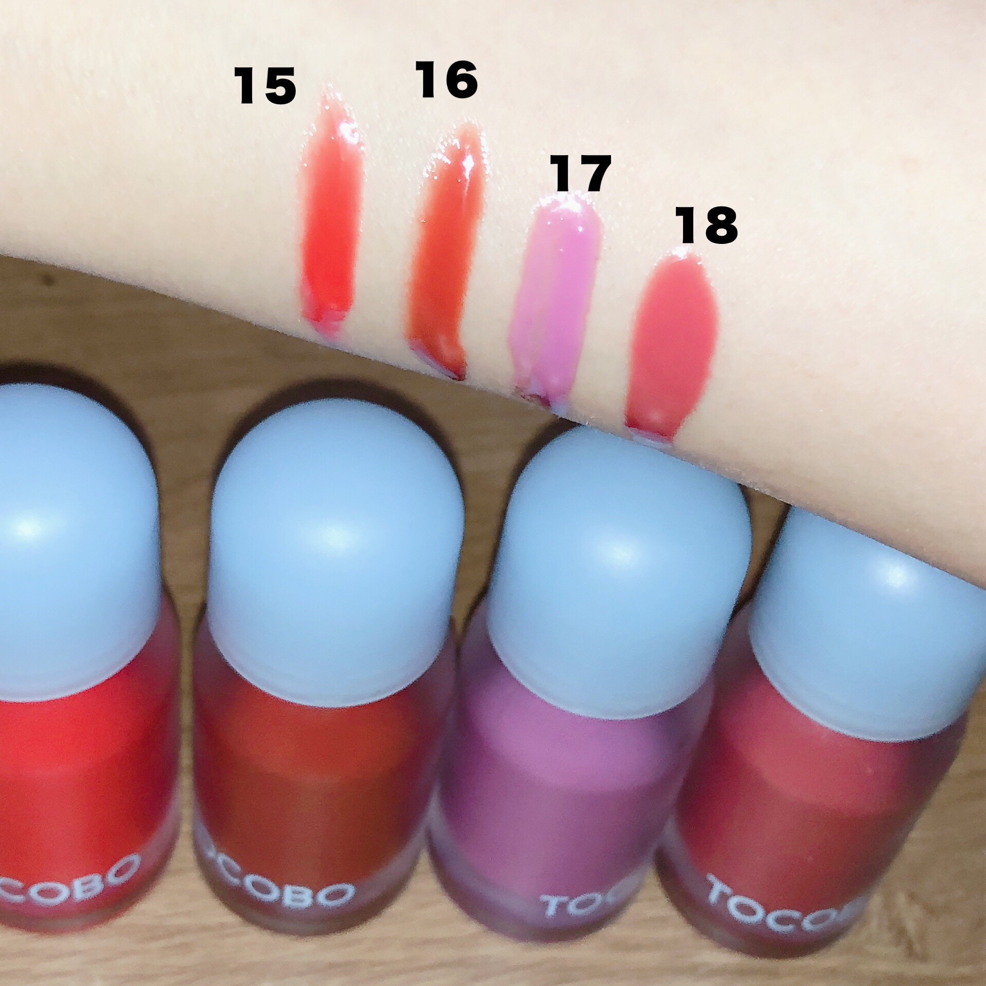 ジューシーベリープランピングリップオイル/TOCOBO/リップグロスを使ったクチコミ（3枚目）