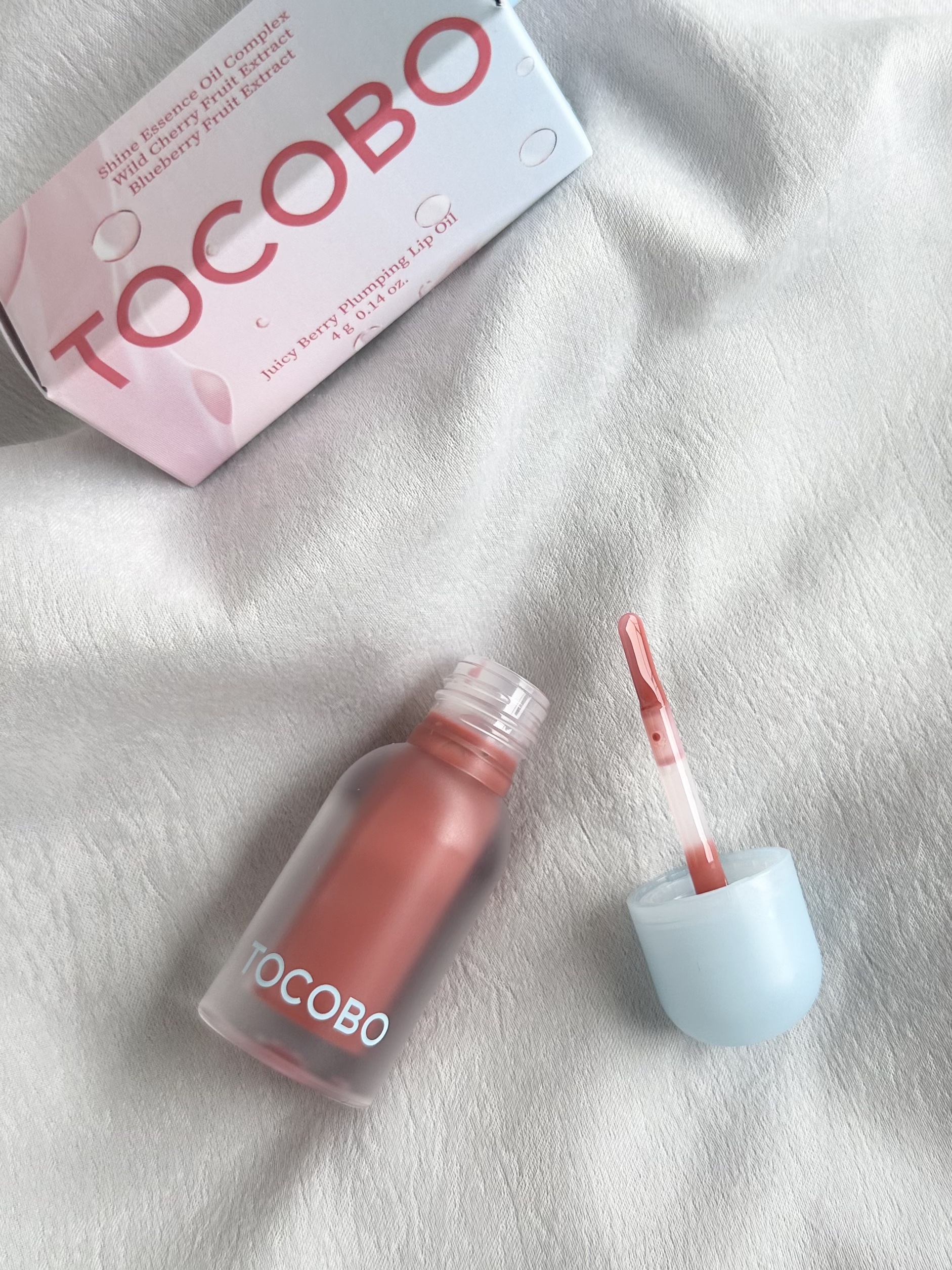 ジューシーベリープランピングリップオイル/TOCOBO/リップグロスを使ったクチコミ（1枚目）