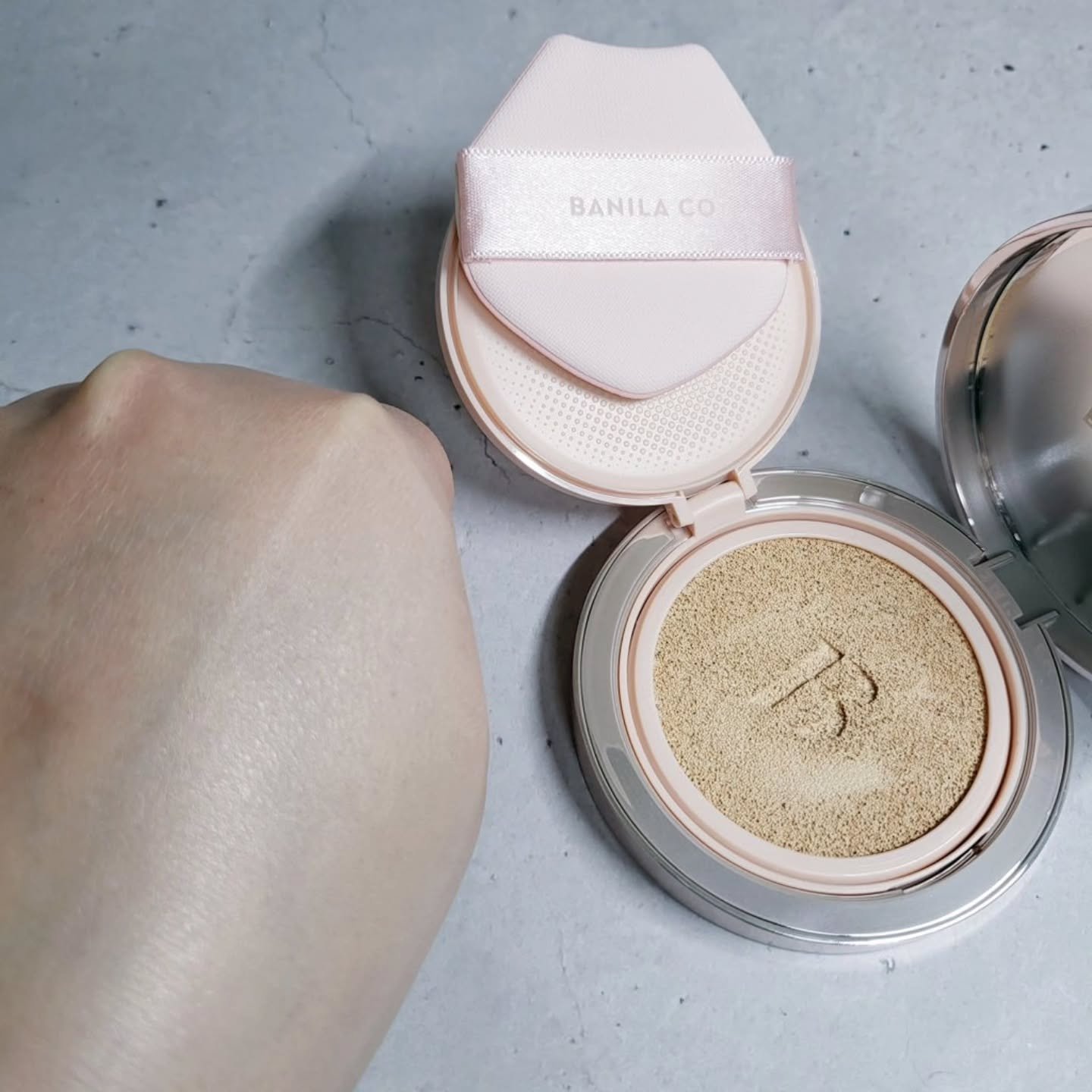 バニラコ エッセンス スキン ピンククッション/BANILA CO/クッションファンデーションを使ったクチコミ（3枚目）