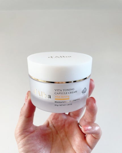 ビタトーニングカプセルクリーム/ダルバ/フェイスクリームを使ったクチコミ(2枚目)