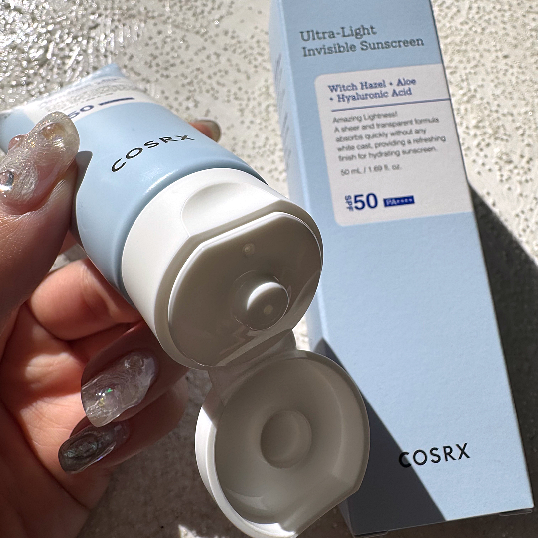 ウルトラライト透明UVクリーム/COSRX/日焼け止めクリームを使ったクチコミ（3枚目）